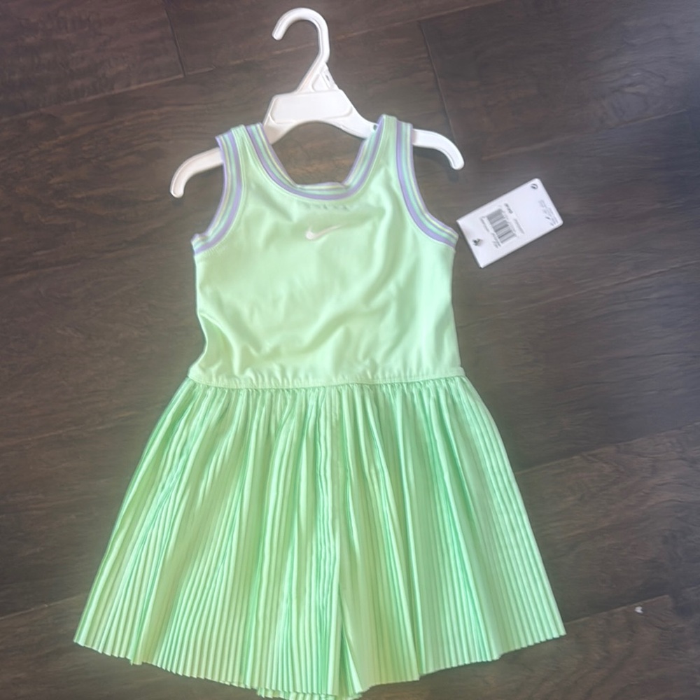 NWT Nike Mint Green Pleated Dress